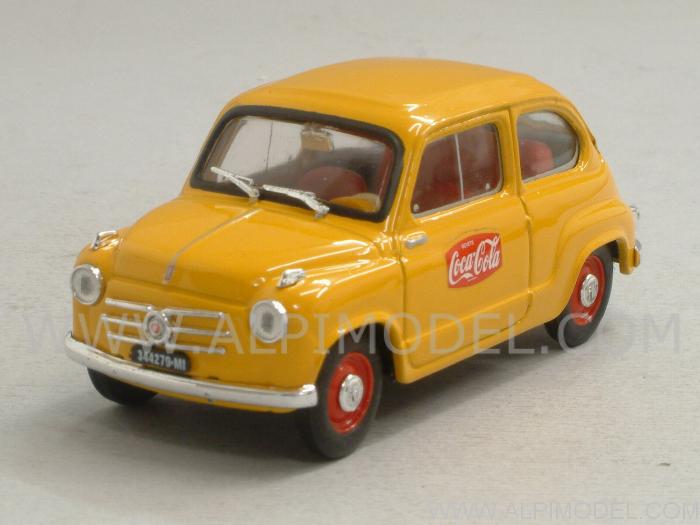 Fiat 600 1a serie 1955 advertising Coca Cola at GP Italy Monza 1961 by brumm