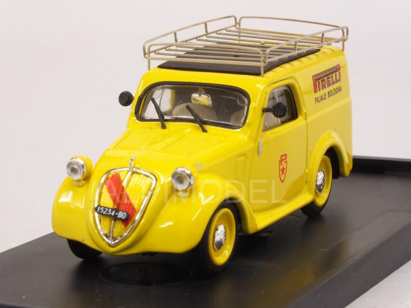 Fiat 500B Furgone Pirelli Assistenza Mille Miglia 1950 (Update model) by brumm
