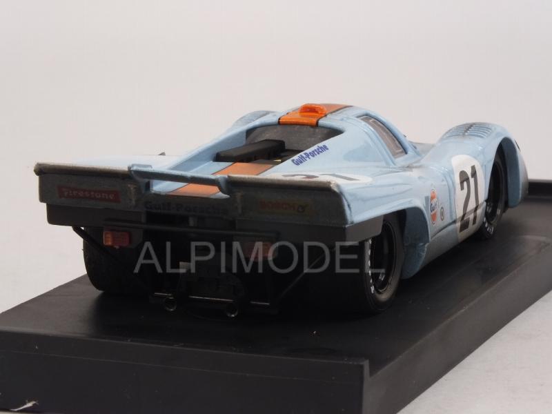 Porsche 917K JWA Gulf #21 Le Mans 1970 Rodriguez- Kinnunen (with driver/con pilota) dirty version - brumm