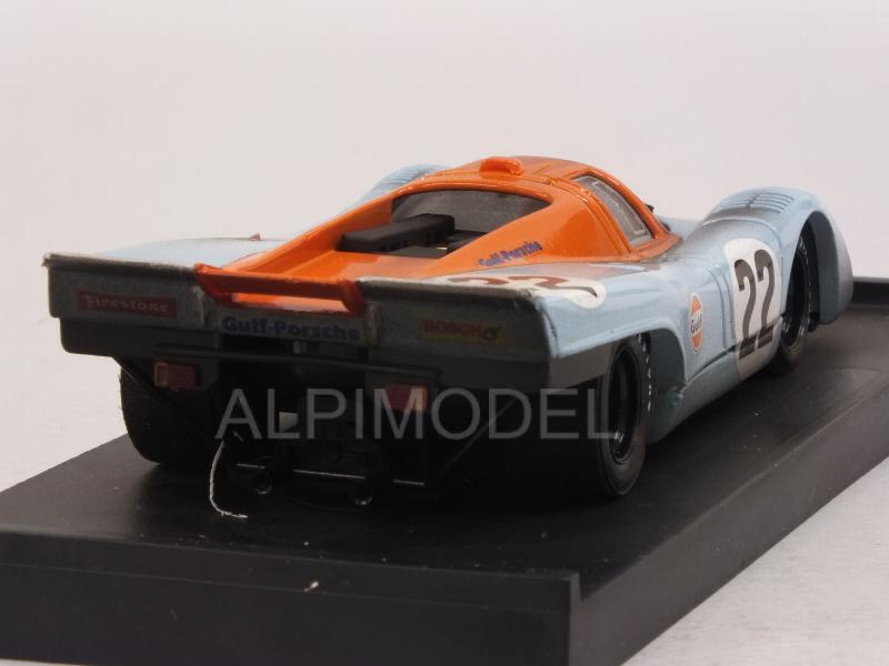 Porsche 917K JWA Gulf #22 Le Mans 1970 Hailwood - Hobbs (with driver/con pilota) dirty version - brumm