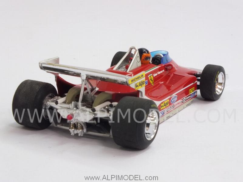 Ferrari 312 T4 #12 GP Mona7co 1979 Gilles Villeneuve (con pilota/with driver) - brumm