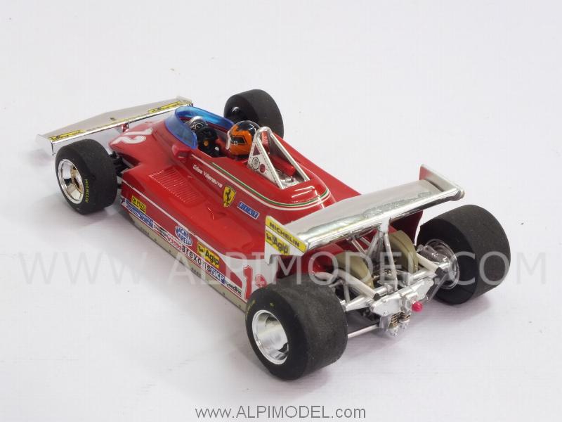 Ferrari 312 T4 #12 GP Mona7co 1979 Gilles Villeneuve (con pilota/with driver) - brumm