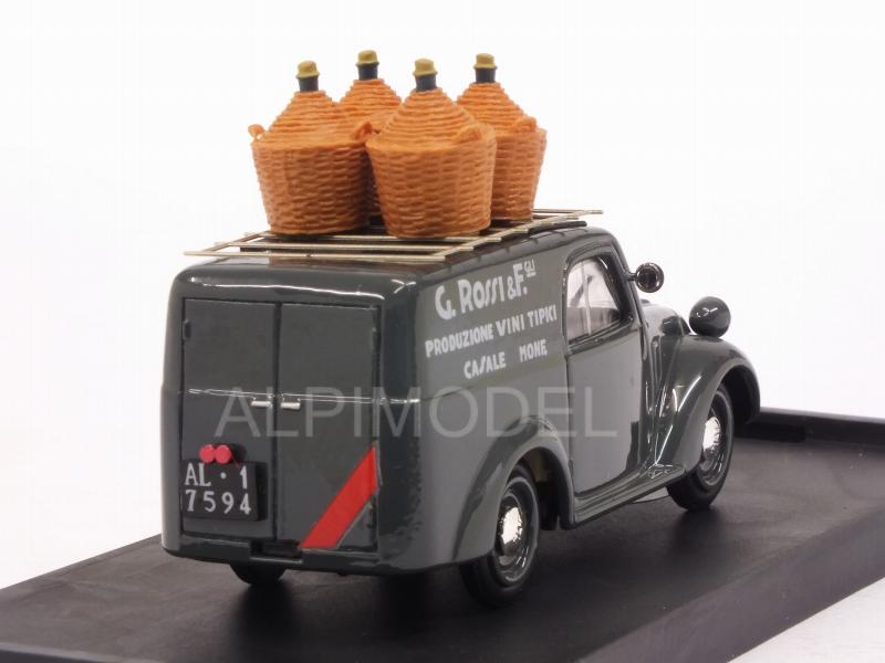 Fiat 500B Furgone G.Rossi e Figli - Vini Tipici Casale Monferrato 1950 (Update model) - brumm