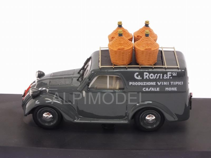 Fiat 500B Furgone G.Rossi e Figli - Vini Tipici Casale Monferrato 1950 (Update model) - brumm