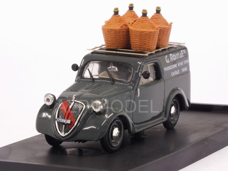 Fiat 500B Furgone G.Rossi e Figli - Vini Tipici Casale Monferrato 1950 (Update model) by brumm