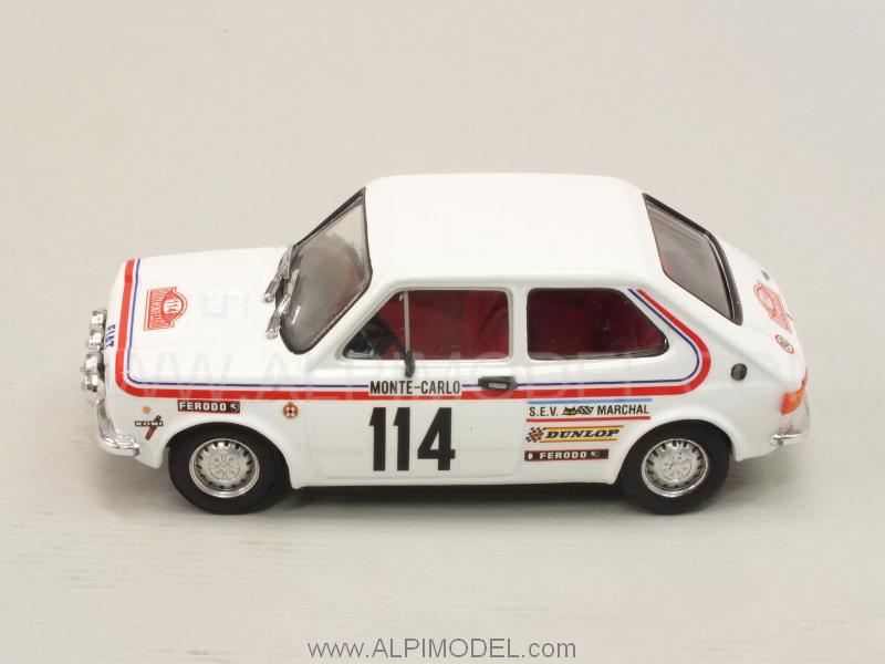 Fiat 127 1a Serie #114 Rally Monte Carlo 1973 Dongues - Saluie - brumm