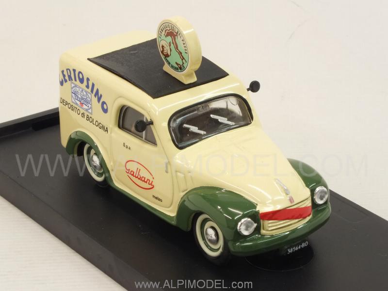 Fiat 500 Furgone Veicolo Commerciale 1950 Galbani Melzo (Mi) Deposito di Bologna - Serie Carosello - brumm