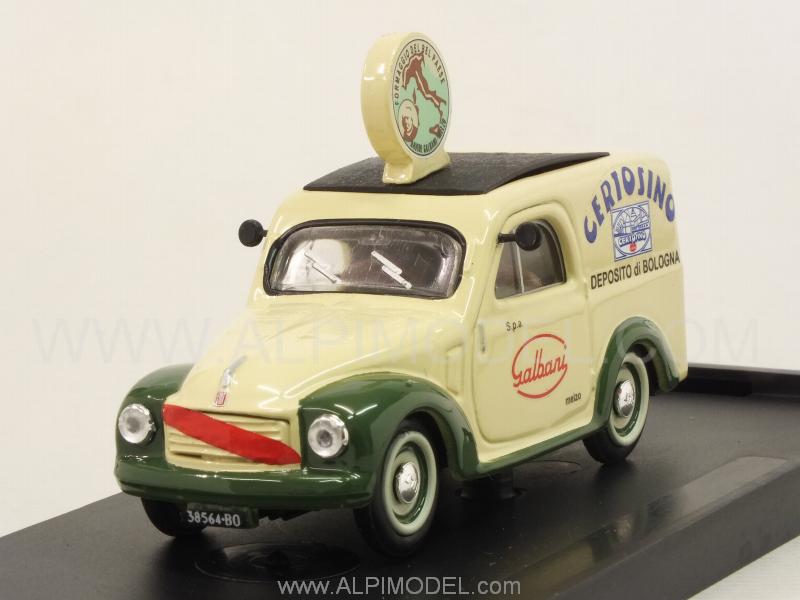 Fiat 500 Furgone Veicolo Commerciale 1950 Galbani Melzo (Mi) Deposito di Bologna - Serie Carosello by brumm
