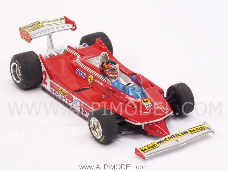 Ferrari 312 T5 #2 GP.Brasil 1980 Gilles Villeneuve (with driver/con pilota) - brumm