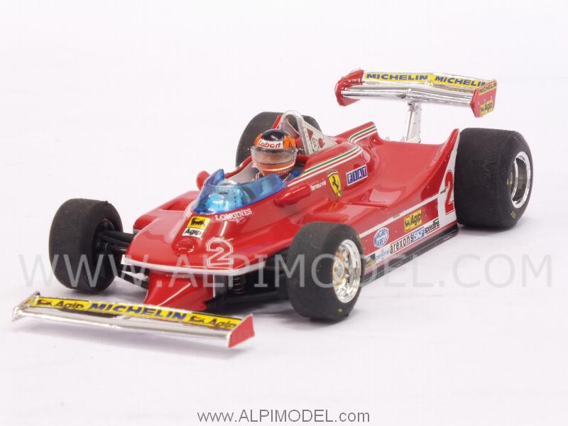 Ferrari 312 T5 #2 GP.Brasil 1980 Gilles Villeneuve (with driver/con pilota) by brumm