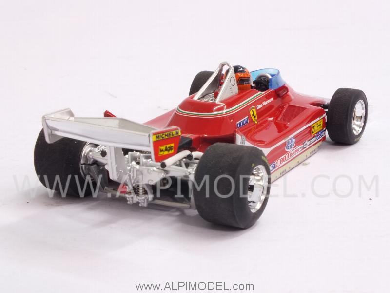 Ferrari 312 T4 #12 Winner GP USA West 1979 Gilles Villeneuve (with driver/con pilota) - brumm