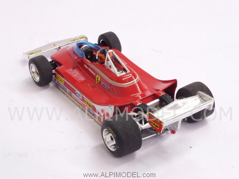 Ferrari 312 T4 #12 Winner GP USA West 1979 Gilles Villeneuve (with driver/con pilota) - brumm