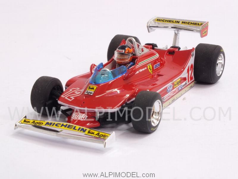 Ferrari 312 T4 #12 Winner GP USA West 1979 Gilles Villeneuve (with driver/con pilota) by brumm