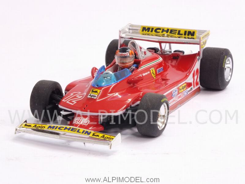 Ferrari 312 T4 #12 GP USA West -Test rear Aileron Monaco 1979 Gilles Villeneuve (with driver/pilota) by brumm