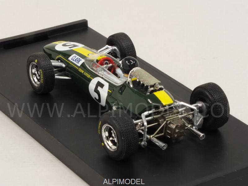 Lotus 33 Gp Inghilterra 1965 1° Jim Clark #5 Pilota WC F1 Brumm 1:43 R590-CH 