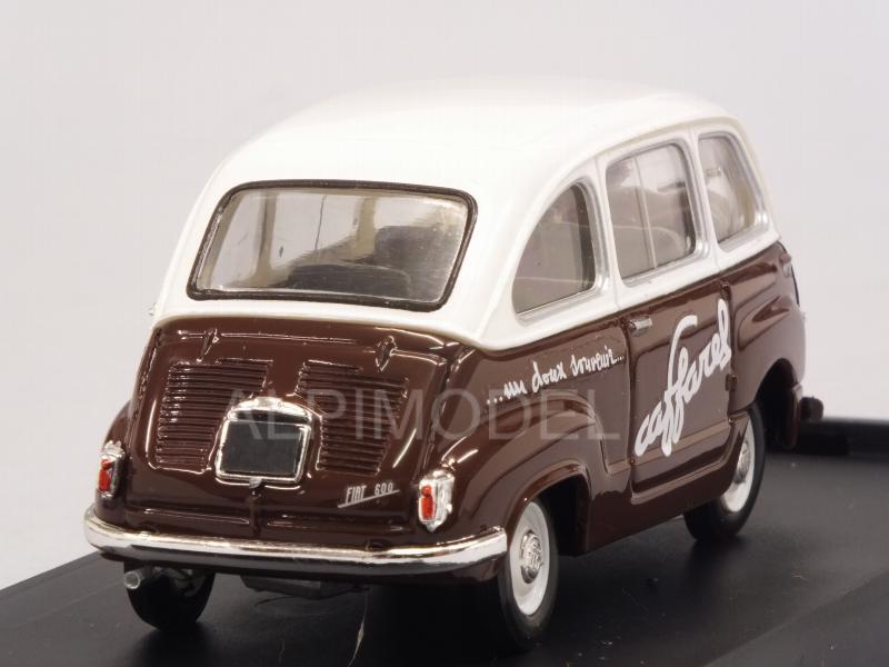 Fiat 600 Multipla 1956 CAFFAREL Cioccolato - Serie Carosello - brumm