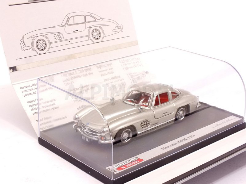 Mercedes 300 SL Gullwing 1954 (Silver) - brumm