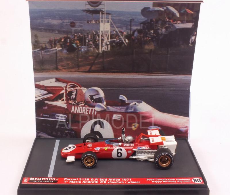 Ferrari 312B #6 GP Winner South Africa 1971 Mario Andretti 1st F1 Win by brumm