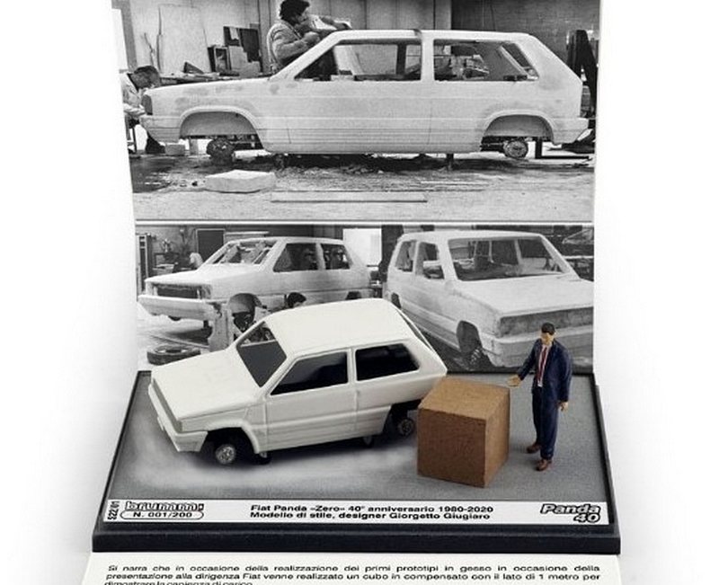 Fiat Panda Zero 1978 Designer Giorgetto Giugiaro by brumm