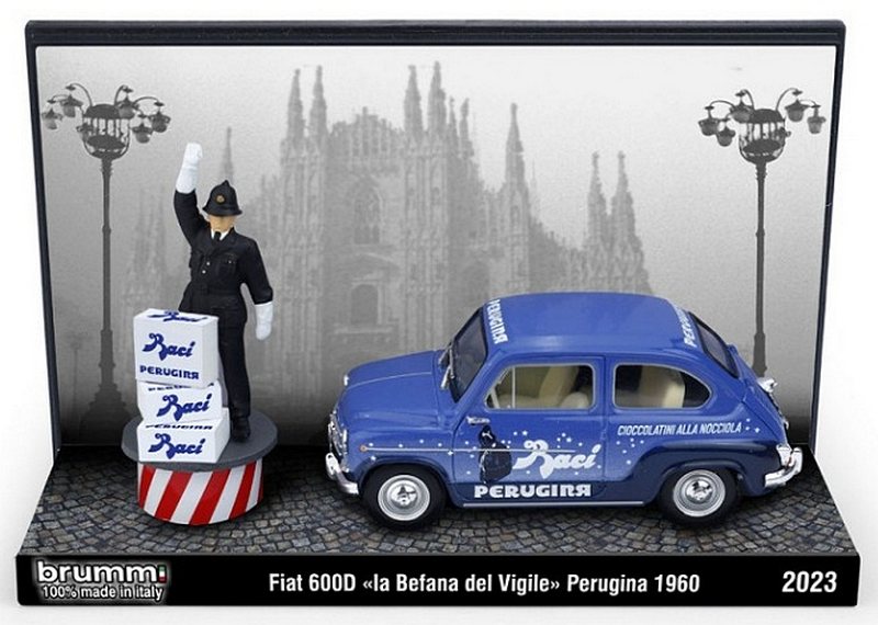 Fiat 600D Baci perugina - La befana del vigile 1960 by brumm