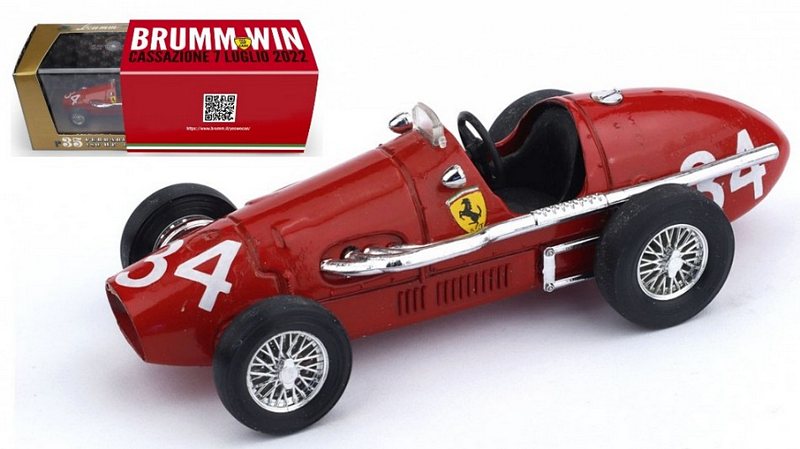Ferrari 500 F2 #34 Alberto Ascari 'Brumm Win Cassazione 2022' by brumm