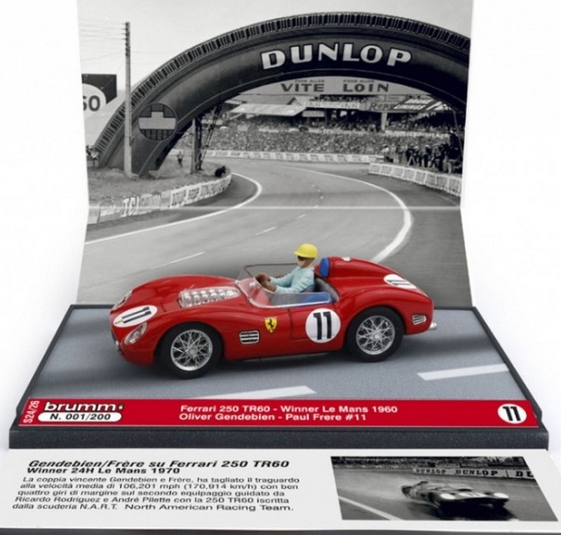 Ferrari 250 Testa Rossa TR60 #11 Winner Le Mans 1960 Gendebien - Frere - Special Edition by brumm