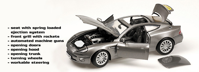 Aston Martin V12 Vanquish - James Bond 'Die another day' - beanstalk-pma
