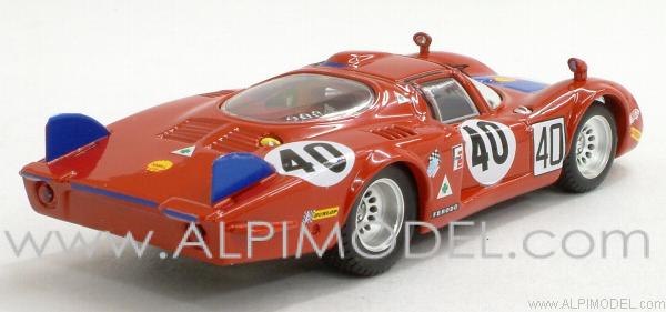 Alfa Romeo 33.2 'Lunga' #40 Le Mans 1968 Casoni - Biscaldi - best-model