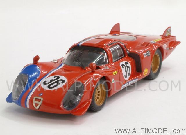 Alfa Romeo 33.2 #36 Le Mans 1969 Pilette - Slotemaker by best-model