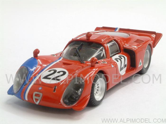 Alfa Romeo 33.2 #22 Parigi 1968 Pilette - Slotemaker by best-model