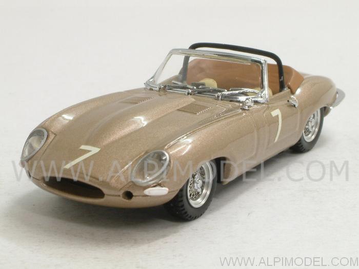 Jaguar Type E Spider #7 Del Mar USA 1961 Wally Barnitz by best-model