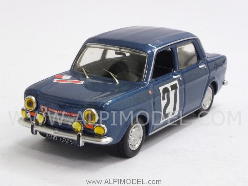 Simca Abarth 1150 #27 Rally France-Comte' 1967 by best-model