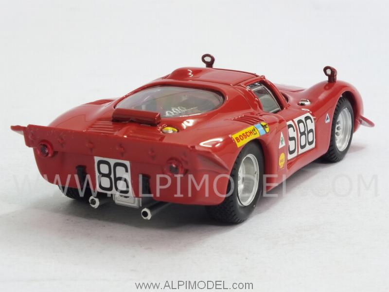 Alfa Romeo 33.2 Coupe #86 Nurburgring 1969 Vaccarella - De Adamich - best-model