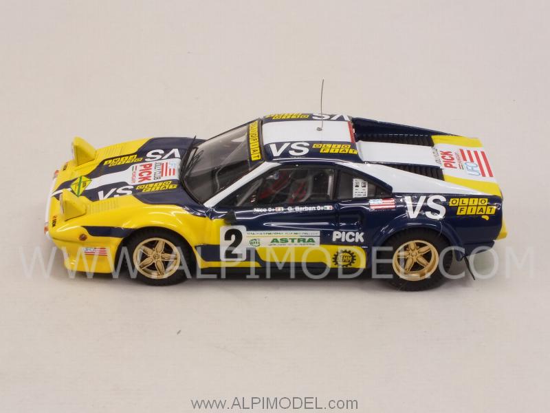 Ferrari 308 GTB Gr.4 #2 Valli Piacentine 1980  Nico - Barban - best-model
