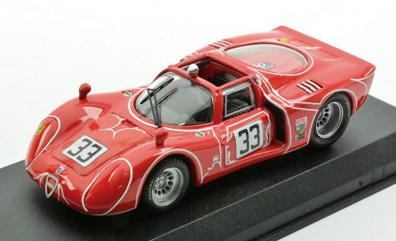 Alfa Romeo 33.2 #33 Watkins Glen 1968 Kwech-Martino by best-model