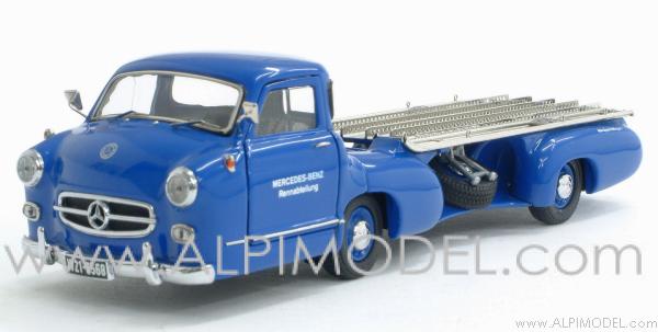 Mercedes Renntransporter 'Blue Wonder' 1954 racing car transporter by cmc
