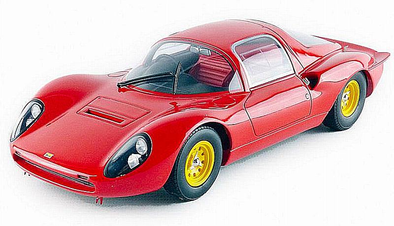 Ferrari Dino 206 S Coupe Plain Body Red by cmr