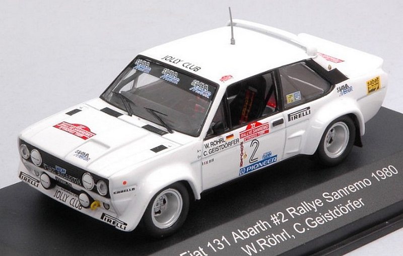 Fiat 131 Abarth #2 Rally Sanremo 1980 Rohrl - Geistdorfer by cmr