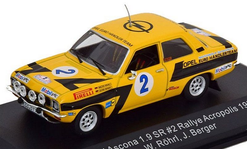 Opel Ascona 1.9 SR #2 Rally Acropolis 1975 Rohrl - Berger by cmr