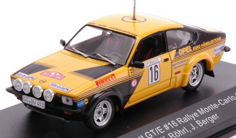 Opel Kadett GT/E #16 Rally Monte Carlo 1976 Rohrl - Berger by cmr