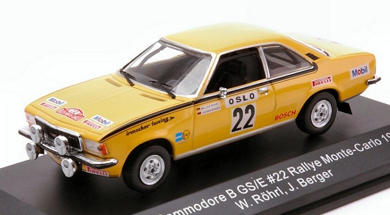 Opel Commodore B GS/E #22 Rally Monte Carlo 1973 Rohrl - Berger by cmr