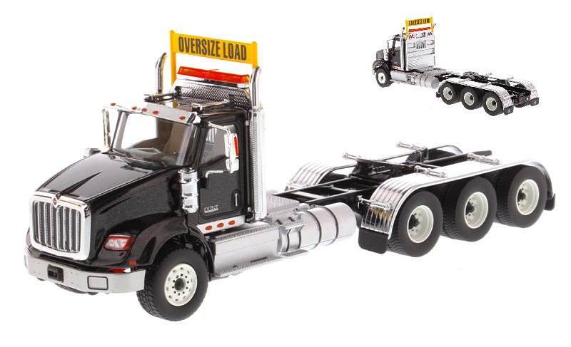 International Hx620 Tridem Tractor Black by diecast-master