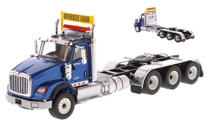 International Hx620 Tridem Tractor Blue by diecast-master