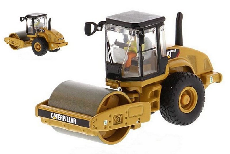 CAT CS-56 Smooth Drum Soil Compactor by diecast-master