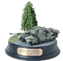 KFOR Challenger 2 With Up-grade Armor Scots DG diorama by dragon-armor