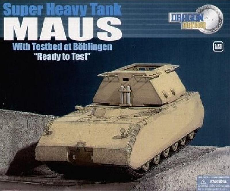 Super Heavy Tank Maus eith Testbed at Boblingen - Ready To Test by dragon-armor