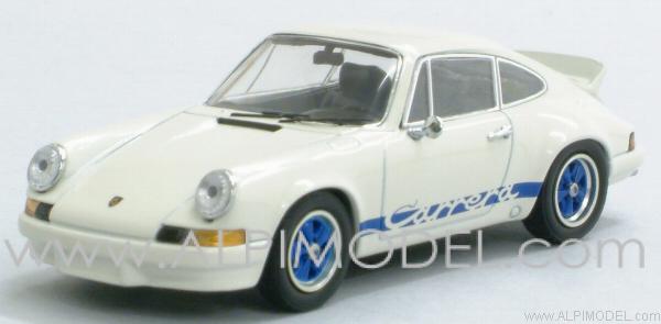 Porsche 911 Carrera RS 1973 (white/blue) by ebbro