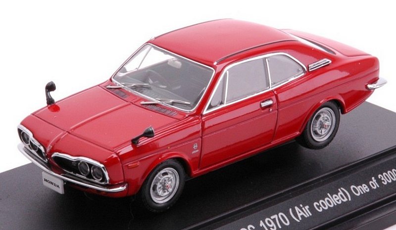 Honda Coupe 9S Air Cooled 1970 (Red) by ebbro