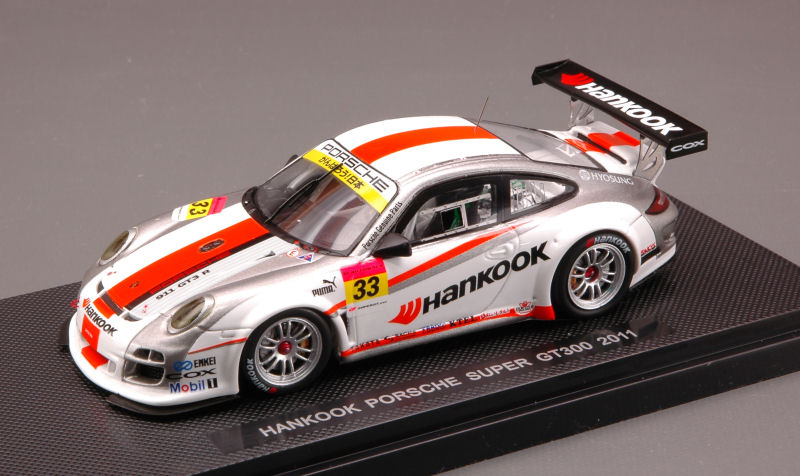 Porsche 911 GT3 (997) #33 Hankook Super GT 300 2011 by ebbro