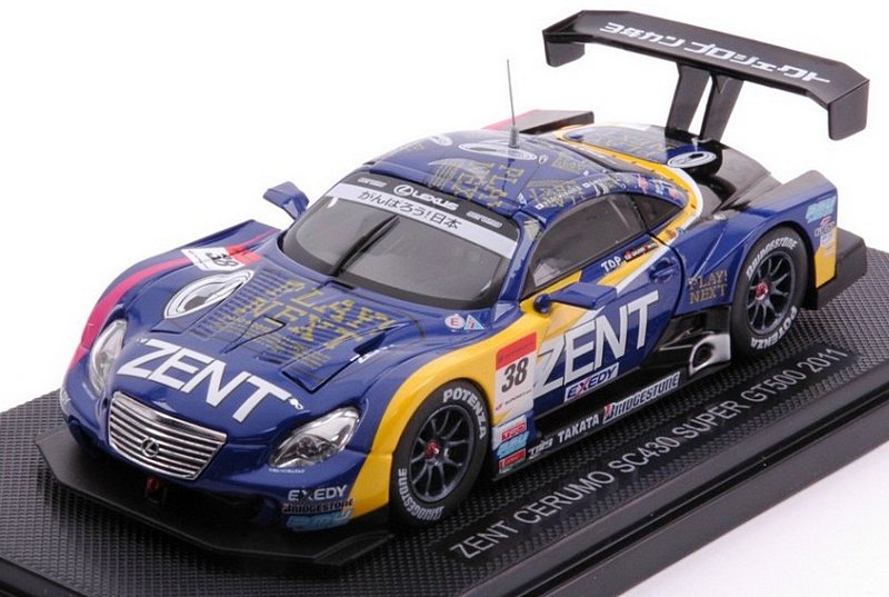 Lexus SC430 Zent Cerumo #38 SuperGT500 2011 by ebbro